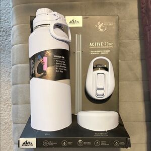 Hydrapeak Active 40oz Stainless Steel Insulated Bottle - seashell